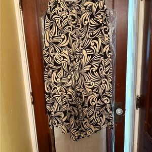 Very J Swirl Pattern Wide Leg Pants